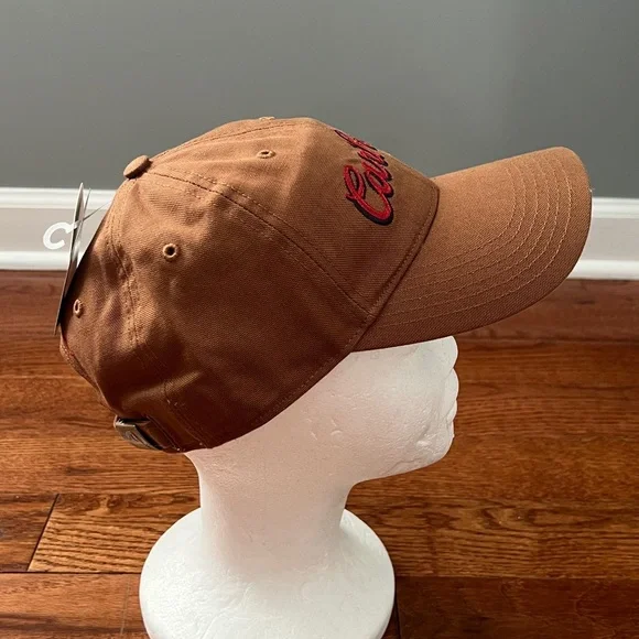 NWT- Vintage-Carhartt Since 1889 Embroidered Canvas StrapBack 2007  Hat - Picture 3 of 10